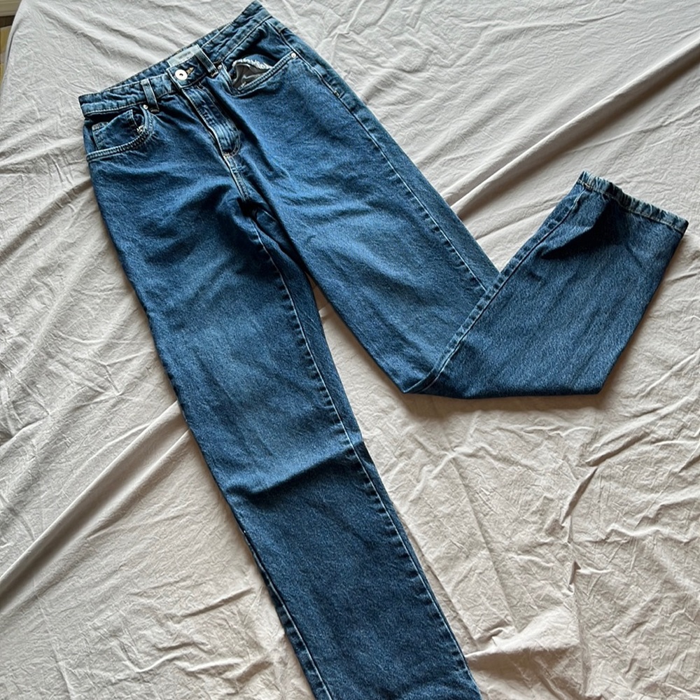 cotton-on long straight leg jeans